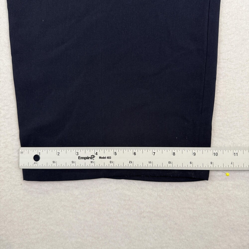 Vintage Y2K JG HOOK Sailor Pants High Rise Nautical Wide Leg Navy Womens 14 - Picture 15 of 16